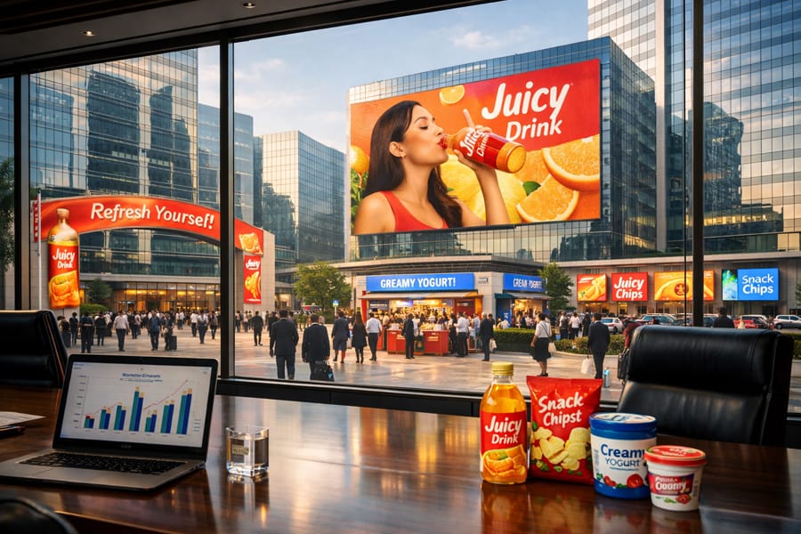 Outdoor Advertising in Corporate Office Zones in India