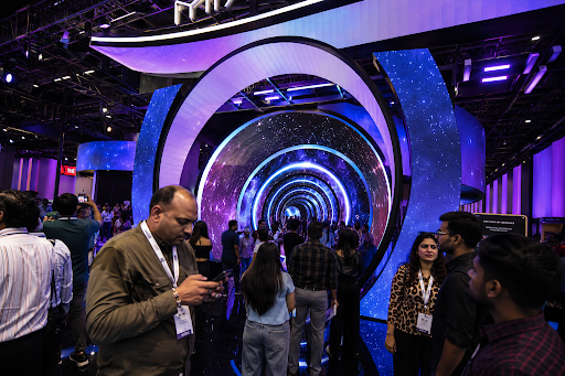 Exhibition and Stall Setup by Experiential Trzy at a corporate trade show