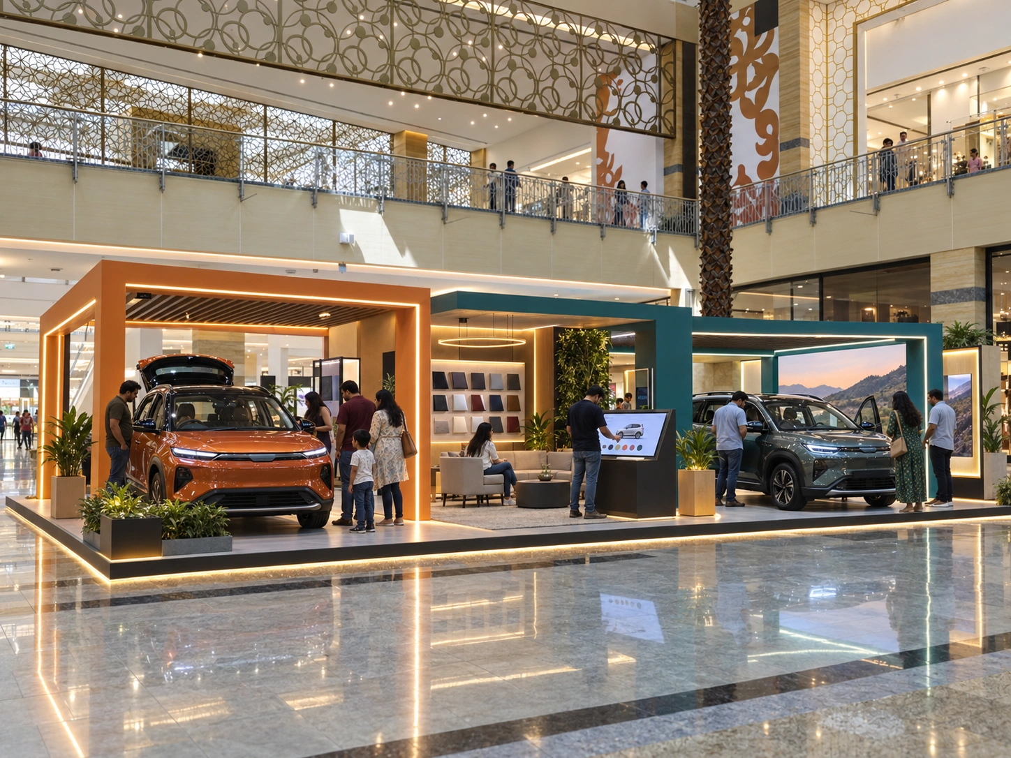 mall activation for automobile brand